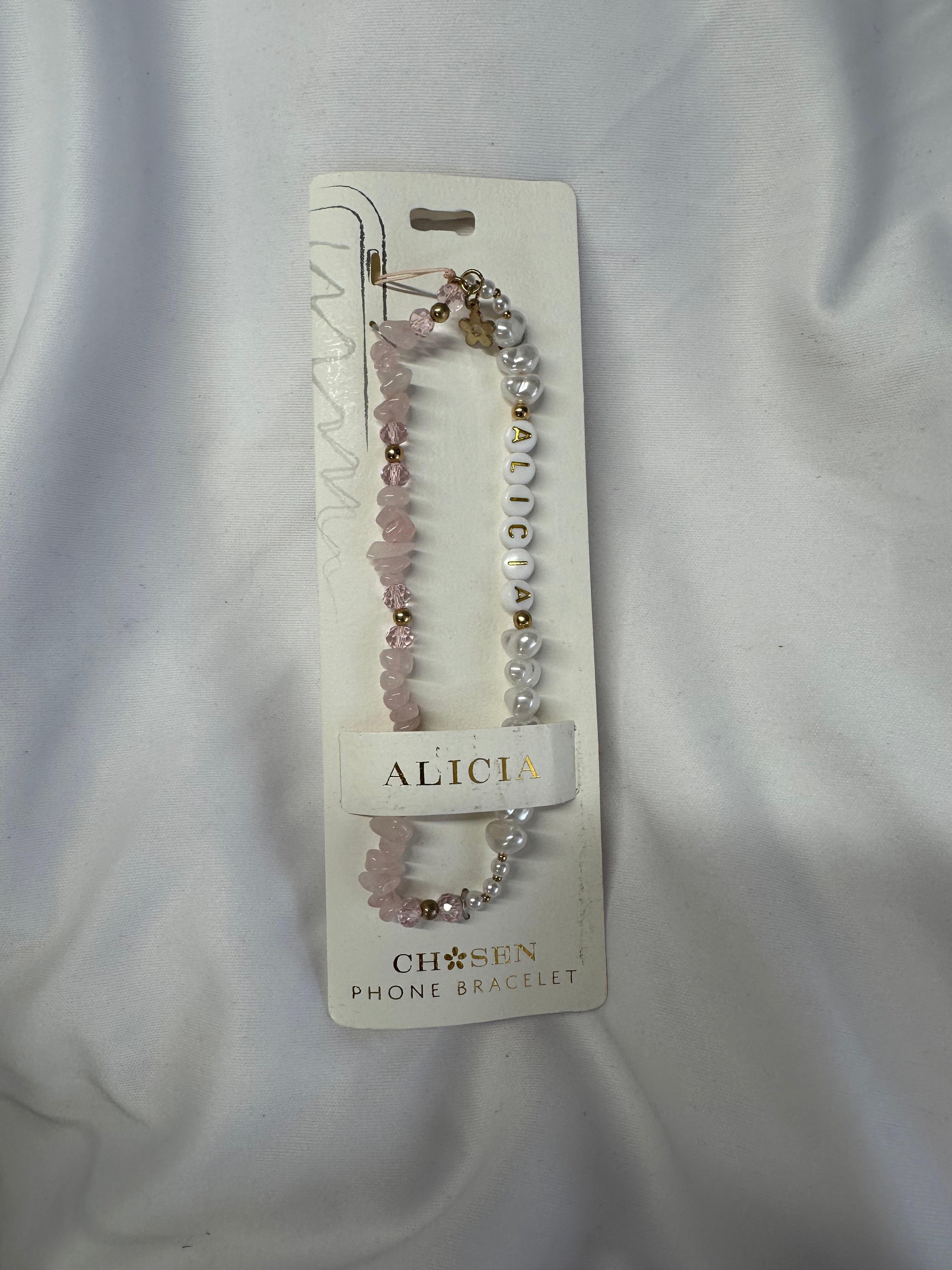 Personalised Phone Bracelet