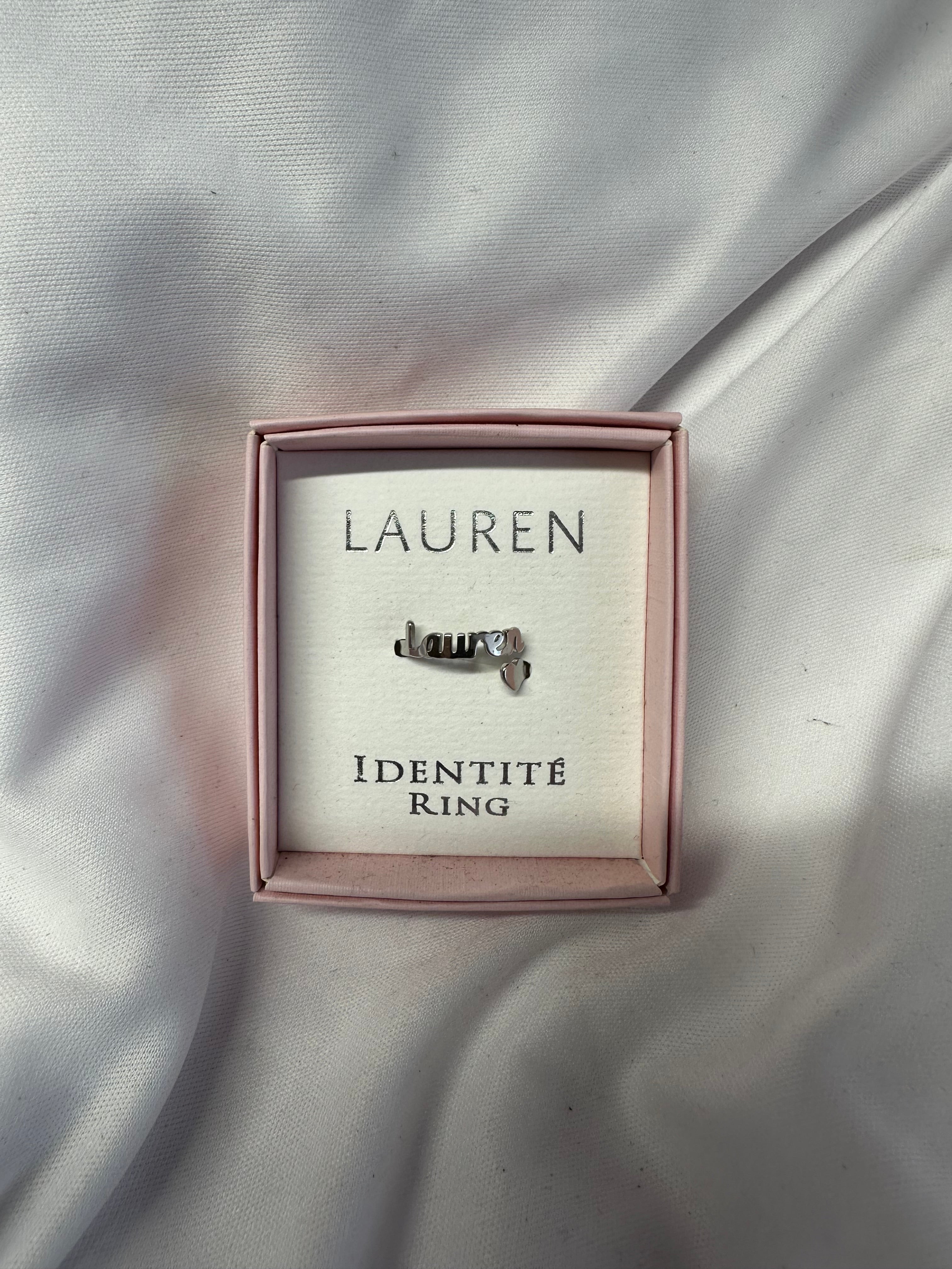 Personalised Identity Ring