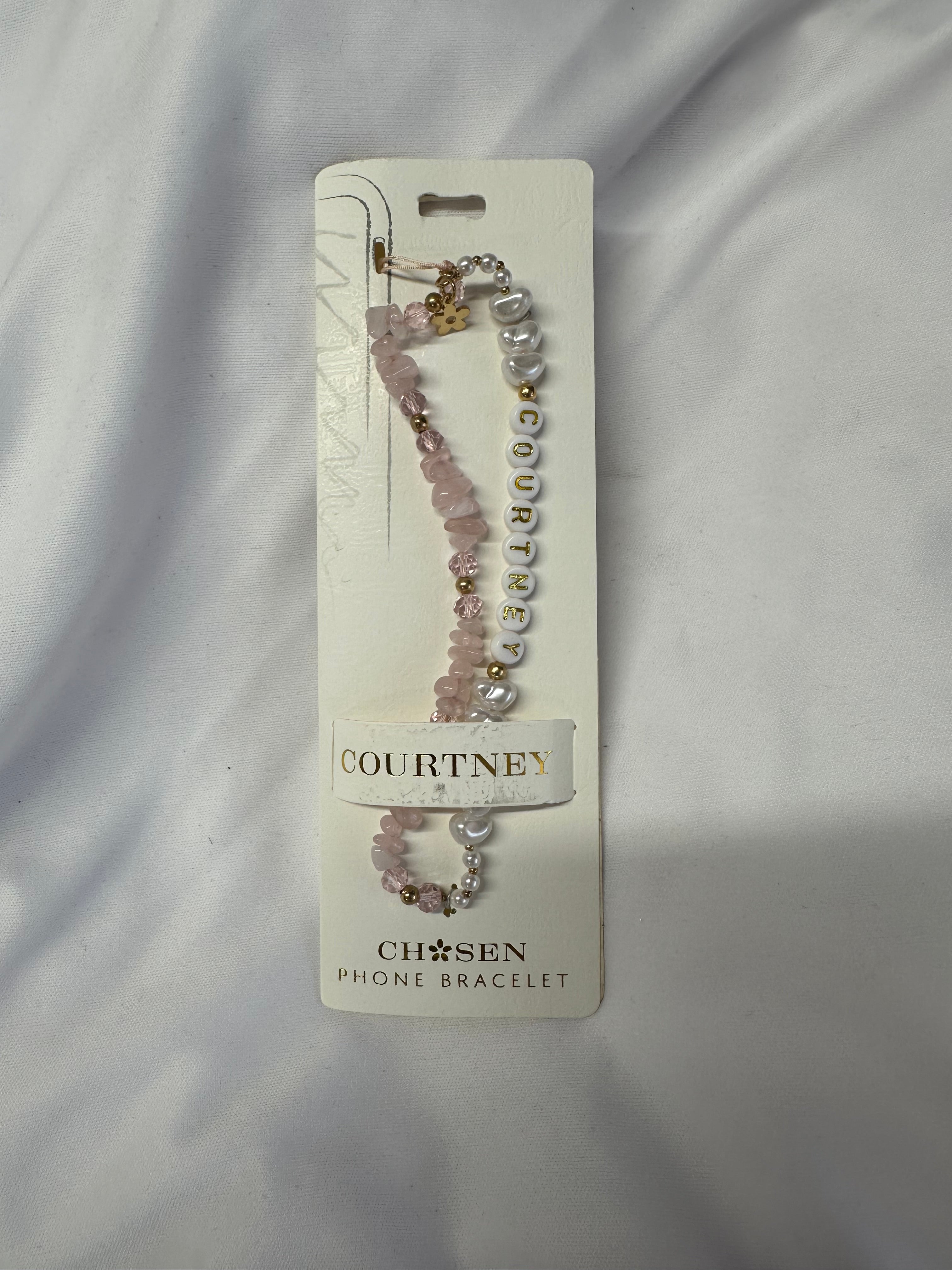 Personalised Phone Bracelet