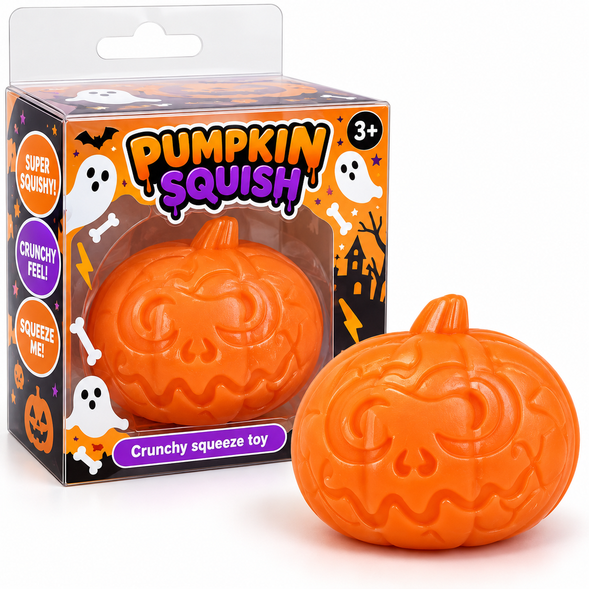 🎃 Pumpkin Crunchy Squishy
